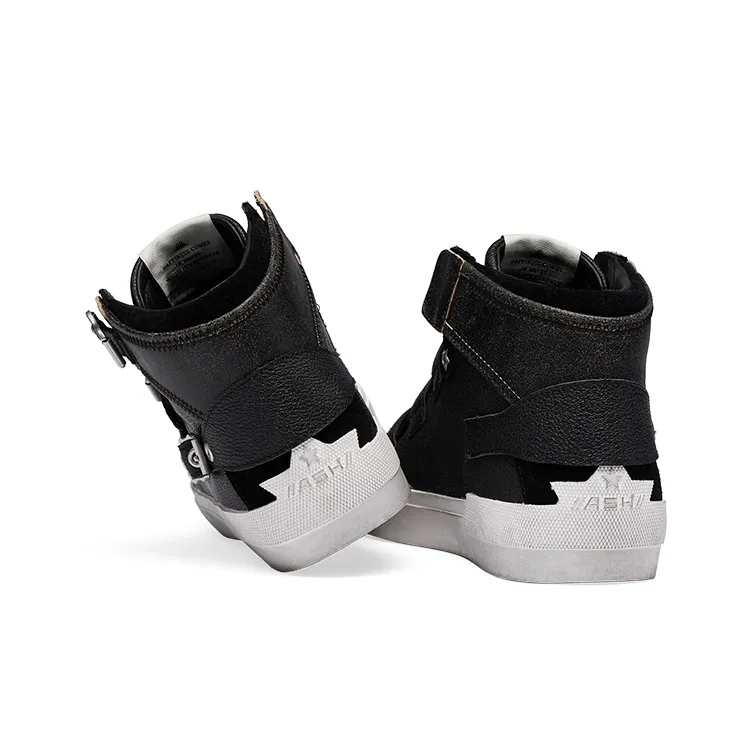 ASH MOONLIGHT BUCKLE Collection Slip Resistant Cushioning High Top Skateboard Shoes Women's Black-2