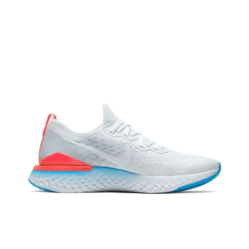 Nike Epic React Flyknit 2 Blue Hero Bright Crimson-1