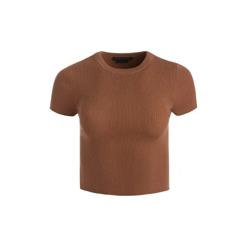 ALICE+OLIVIA T-Shirts Women's Chocolate