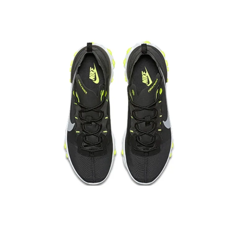 Nike React Element 55 Black Wolf Grey Volt-3