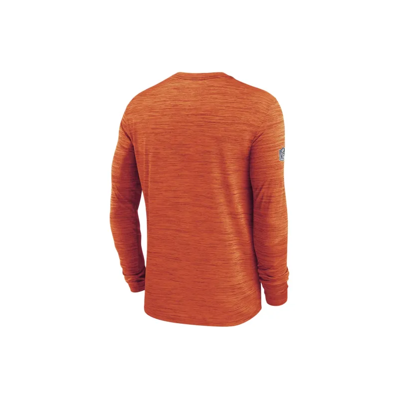 Nike Denver Broncos Sideline Velocity Men's Nike Dri FIT Nfl Long Sleeve T Shirt-1