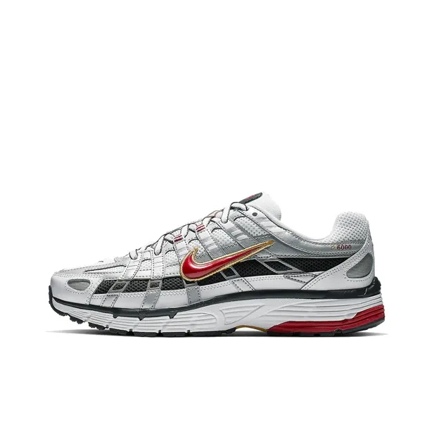 Nike P-6000 White Gold Red Women's-0