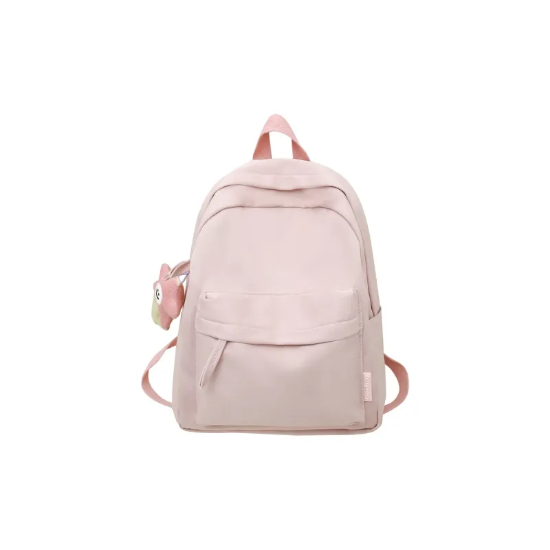 NX DOUGHNUT Nylon Backpack Women's Ecru/Black/Pink/Yellow/Green-2