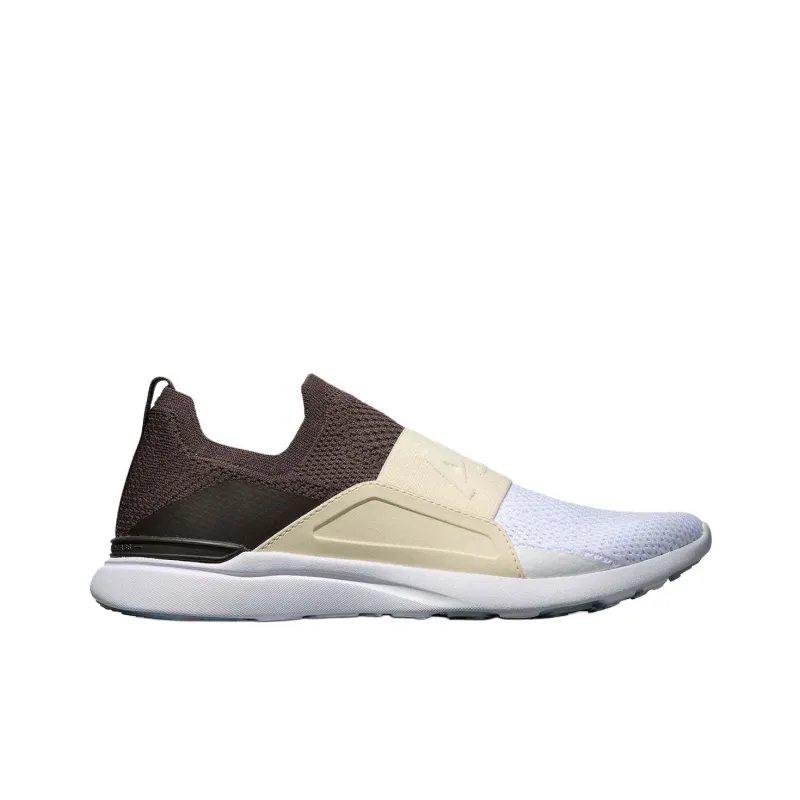 APL ATHLETIC PROPULSION LABS Low-Top Casual Running Shoes Men's White Rice Black-1