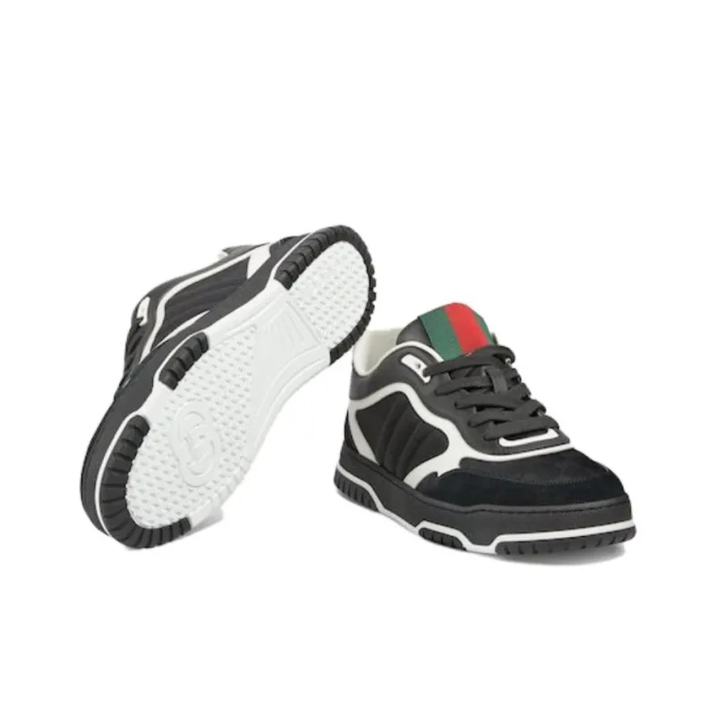 GUCCI Re Web Sneaker 'GG Canvas Black'-5