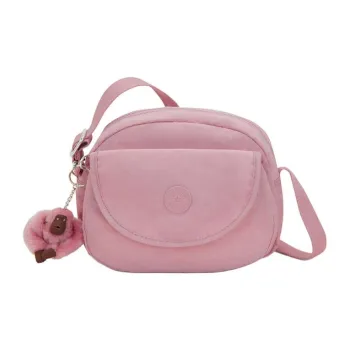 Kipling Polyamide Shoulder Bag, Crossbody Bag Small Size Women's Light Pink