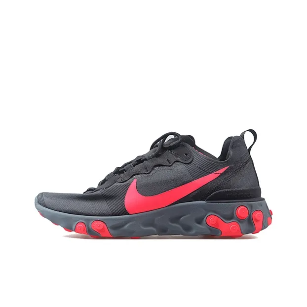 Nike React Element 55 Black Solar Red Women's-0