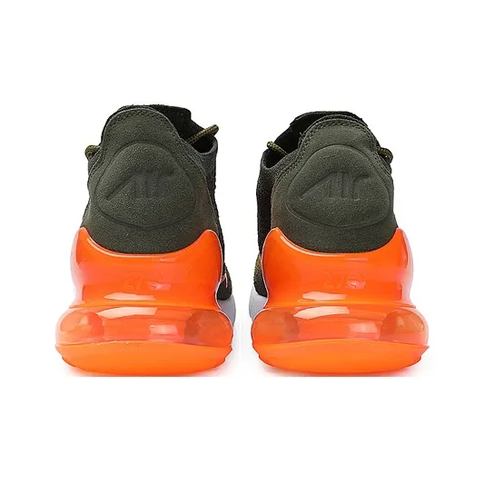 Nike Air Max 270 Flyknit Olive Flak Total Orange-3