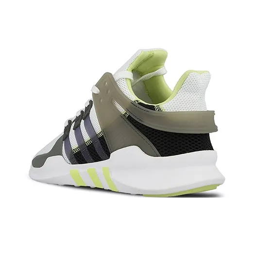 Adidas EQT Support ADV Non slip Lightweight Low Top Running Shoes Women's Gray Yellow-1