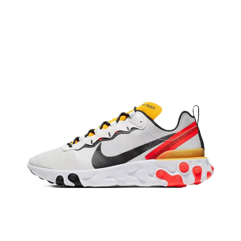 Nike React Element 55 White Black Crimson Gold-0