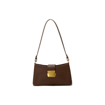 ZAVC Handbag, Shoulder Bag PU Women's Coffee/Mocha/Bordeaux Red/Moschino Black