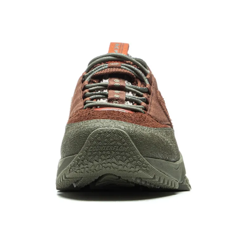 LiNing CF Su Xi Xingye V2 Cushioning Wear Resistant Low Top Outdoor Trekking Shoes Men's Tan-4