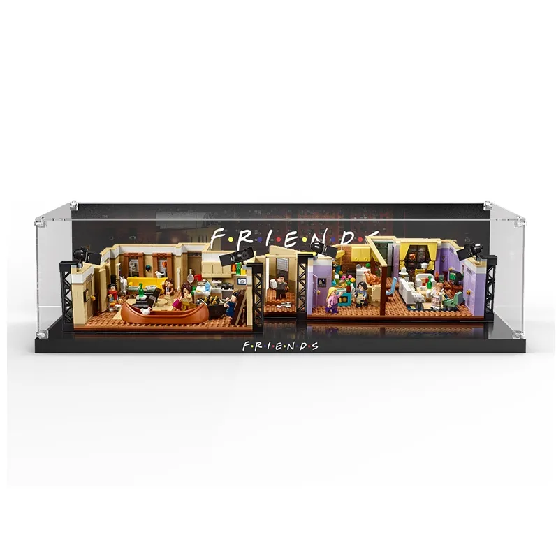 LIGHT YOUR BRICKS 10292/21319 Friends Apartment Display Case By LEGO Model Accessories-10