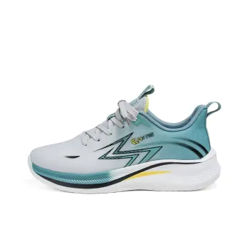 Feiyue Low-Top Running Shoes Men's Gray Cyan