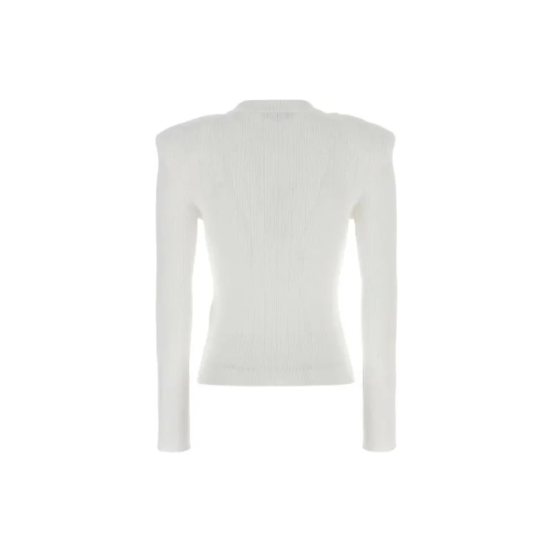BALMAIN Fine Knitted 6 Button Jumper-1
