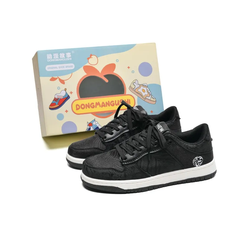 Anime Story Slip Resistant Cushioning Abrasion Resistant Breathable Low Top Skateboard Shoes Unisex-29