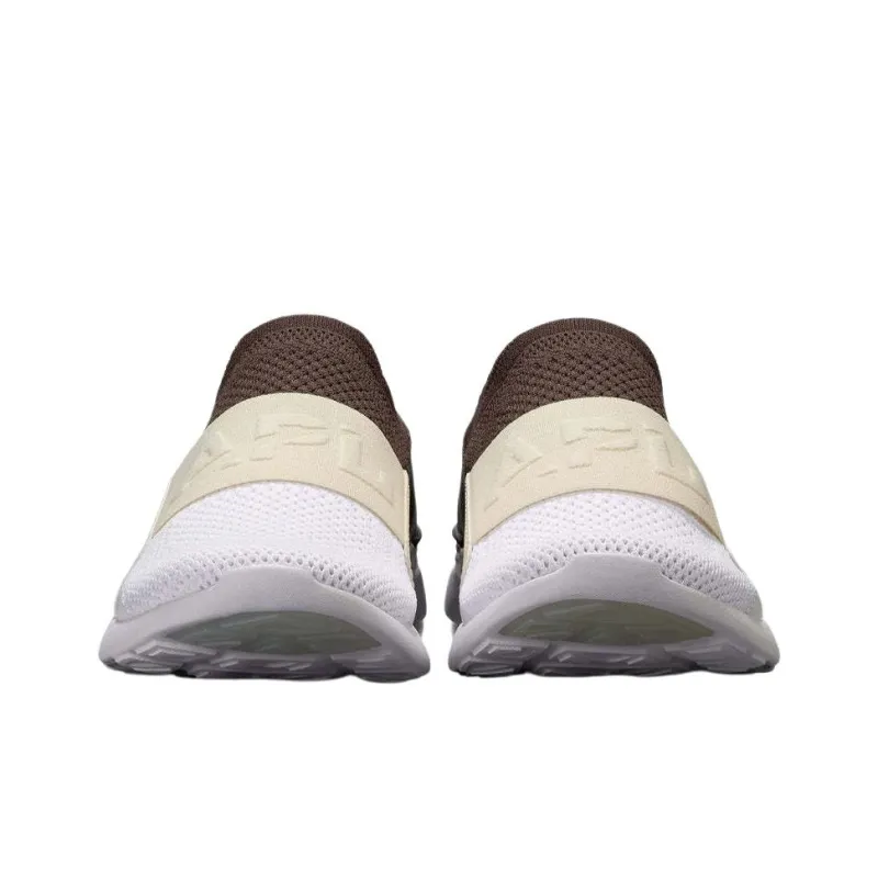 APL ATHLETIC PROPULSION LABS Low-Top Casual Running Shoes Men's White Rice Black-2