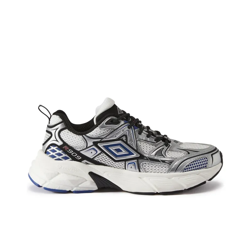 Umbro Anti-Slip Wear-Resistant Low-Top Casual Shoes Unisex Silver White-1
