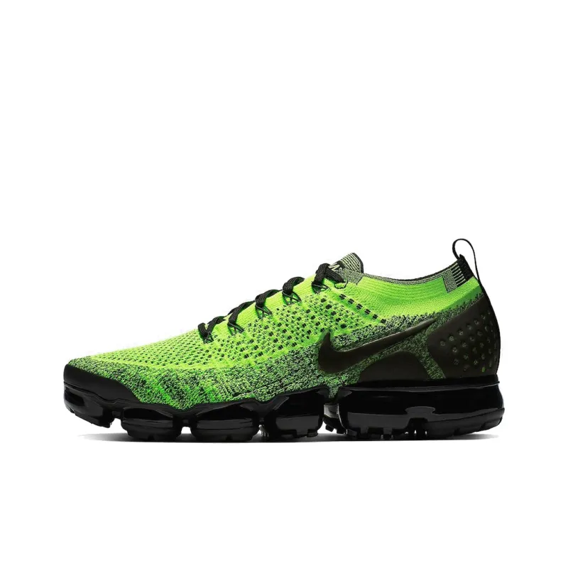 Nike Air VaporMax Flyknit 2 Volt Black-0