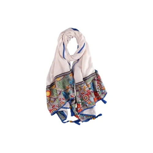 Cranta Komeia Cotton Fabric Shawls Women's