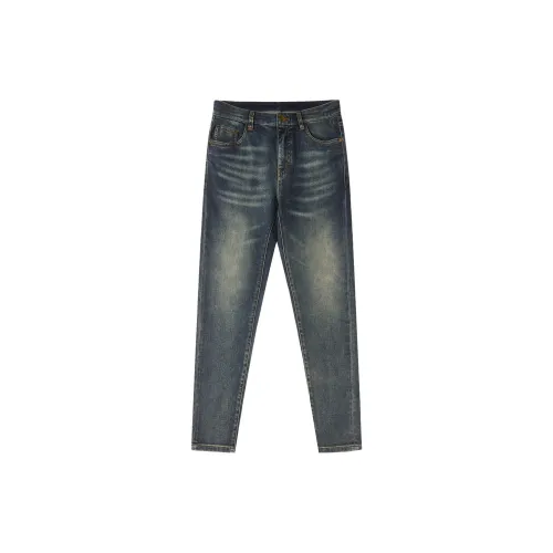 C'N'C Rhythm Party Series Jeans Men Denim Blue