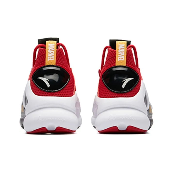 MARVEL x Anta Mid Top Running Shoes Women's White Red-3