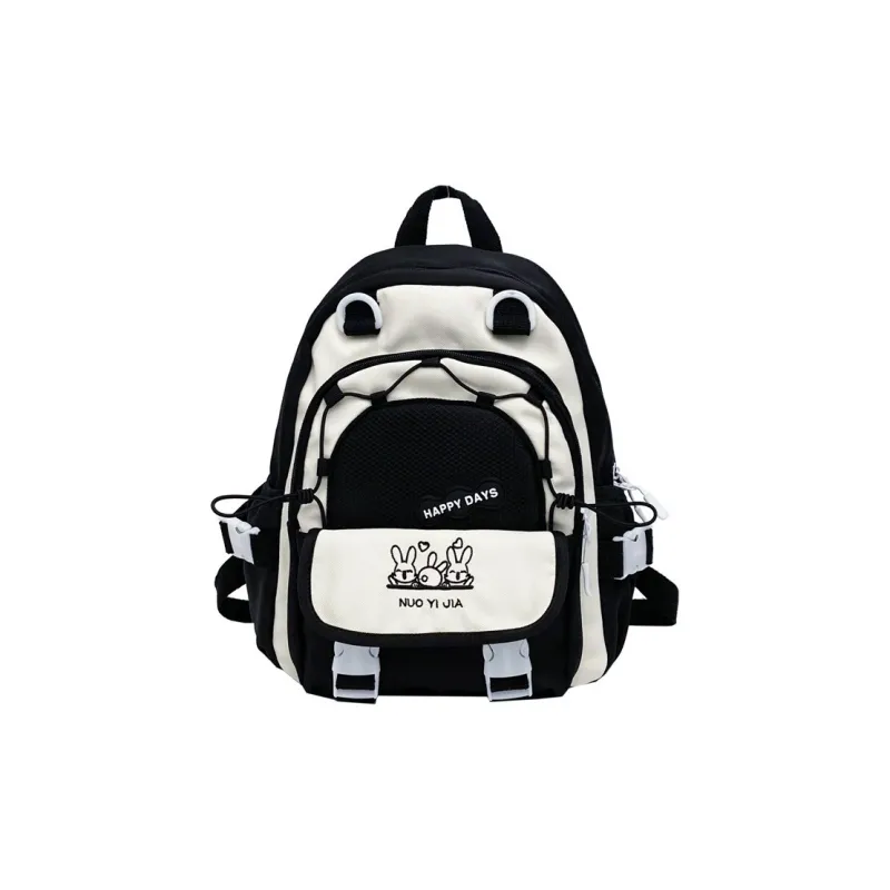 S.REPHEN Nylon Backpack Regular Unisex White-5