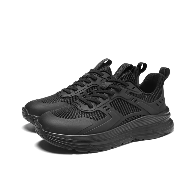 HLA Trendy Breathable Mesh Height Increasing Wear-Resistant Running Shoes Casual Shoes Men's-1