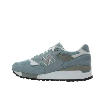 New Balance NB 998 Non slip Lightweight Low Top Casual Running Shoes Women's Blue White Gray
