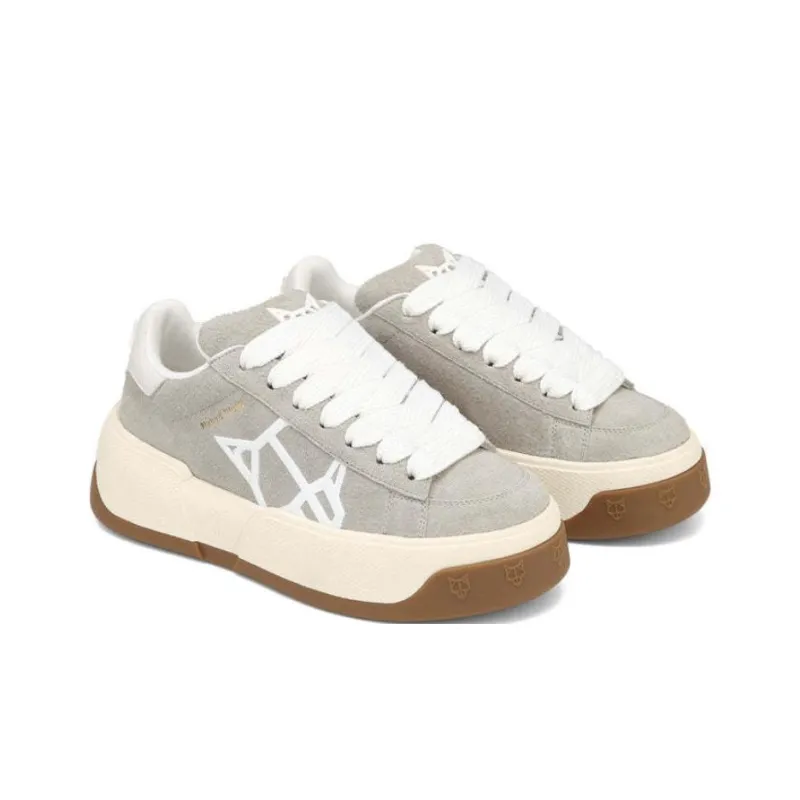 Naked Wolfe Sound Low Top Skateboard Shoes Women's Gray-3