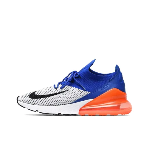 Nike Air Max 270 Flyknit Racer Blue Total Crimson