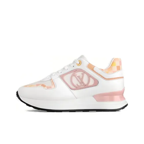 LOUIS VUITTON Low Top Casual Shoes Women's White Pink