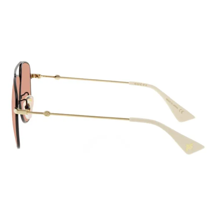 GUCCI Aviator Sunglasses Men's Black-3