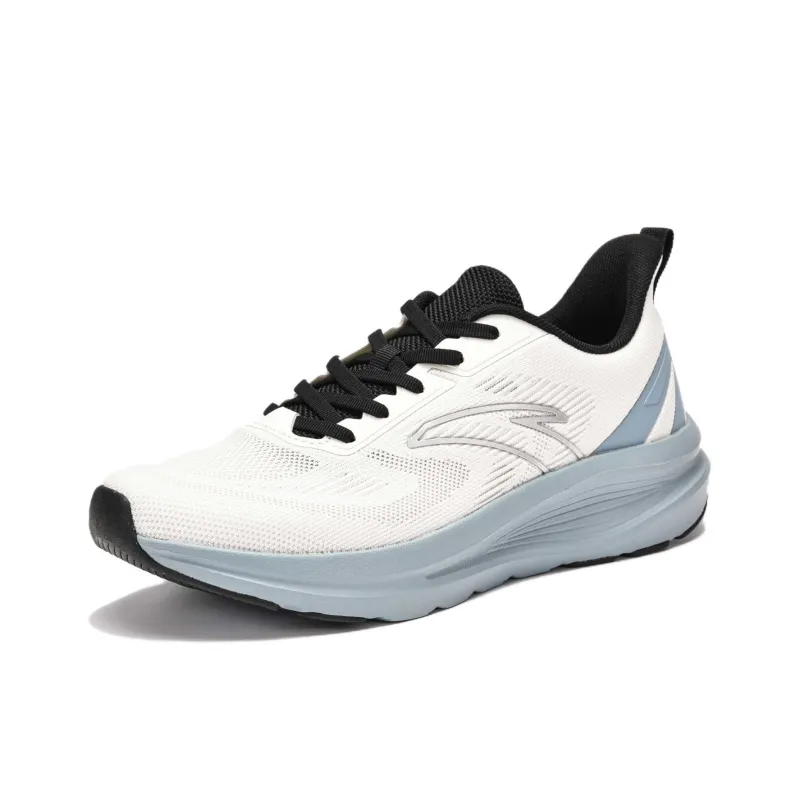 Anta Running Collection Cushioning Slip Resistant Low Top Running Shoes Men's White Green-1