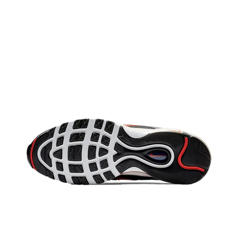Nike Air Max 97 Midnight Navy Habanero Red-4