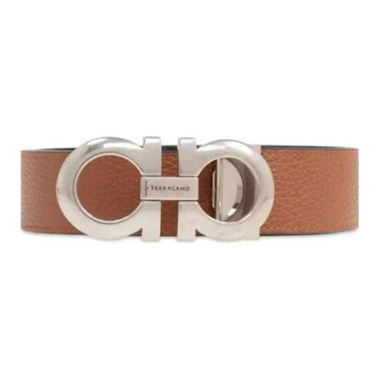 Ferragamo Gancini Reversible Buckle Belt-0