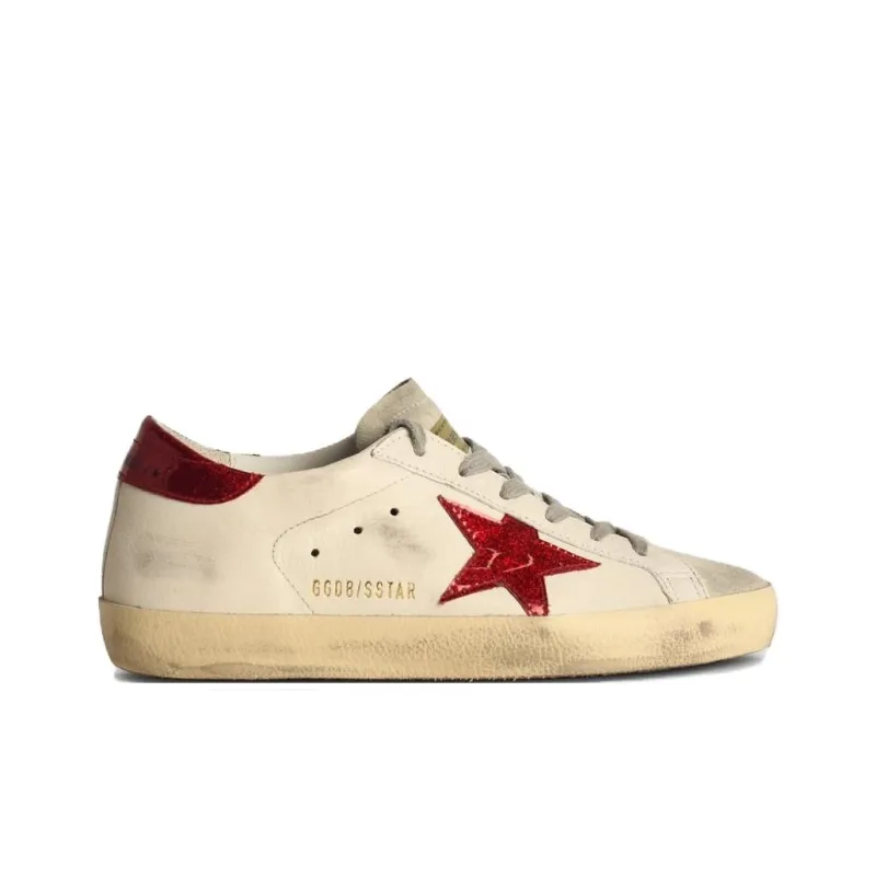 Golden Goose Low Top Skateboard Shoes Women's White-1