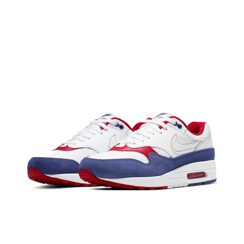 Nike Air Max 1 White Red Blue-2