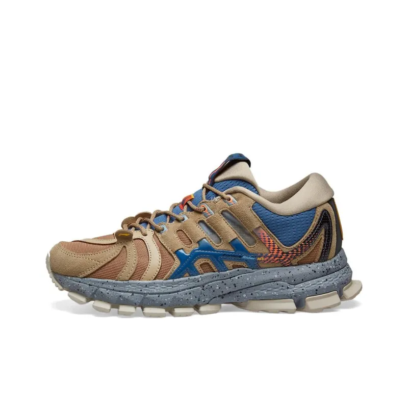 LiNing Non slip Lightweight Low Top Casual Running Shoes Men's Blue Brown New York Fashion Apparel Weekly Runway-0