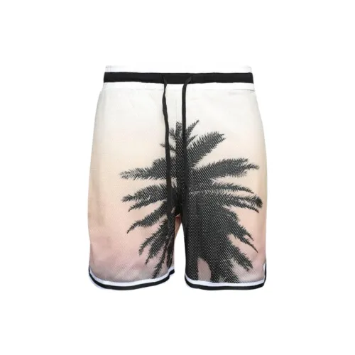 Blue Sky Inn Palm Tree-print Gradient Shorts