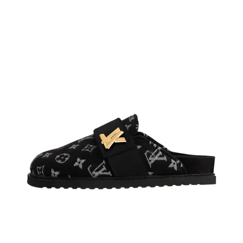 LOUIS VUITTON Cosy Closed Toe Slippers Women's