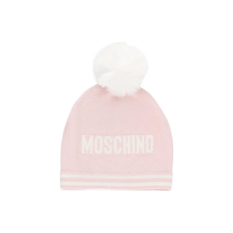 MOSCHINO Bear Intarsia Knitted Beanie-1