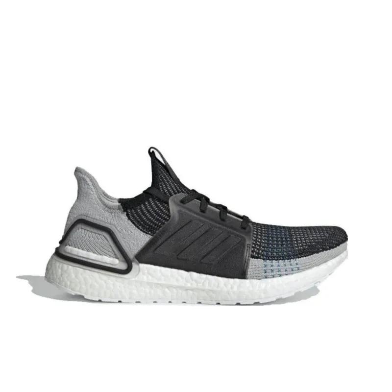 Adidas Ultra Boost 19 Core Black Grey Six Shock Cyan-1