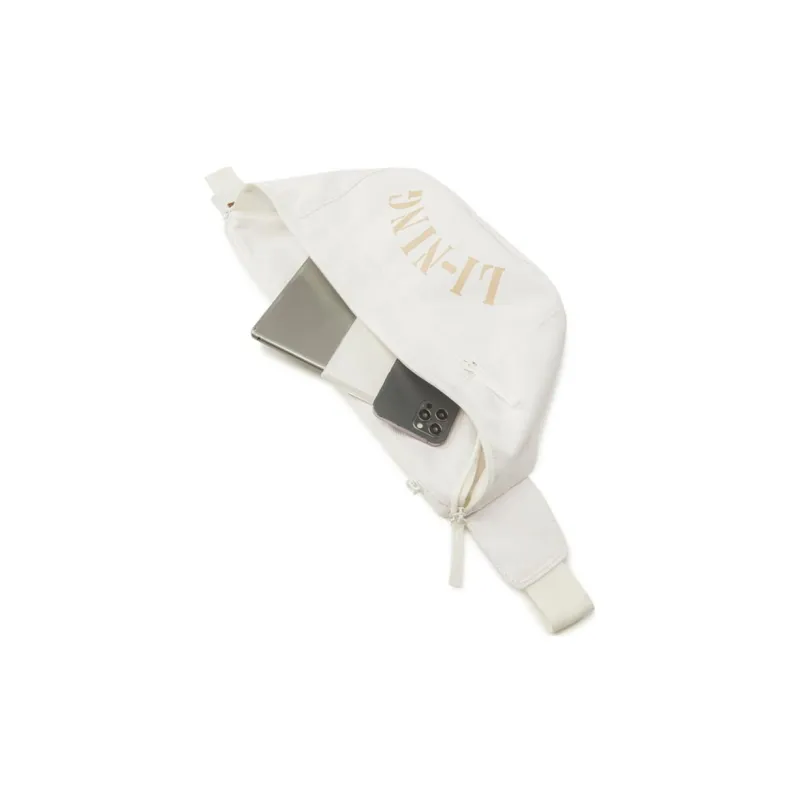 LiNing Polyester Fanny Pack Regular Unisex Ivory-4