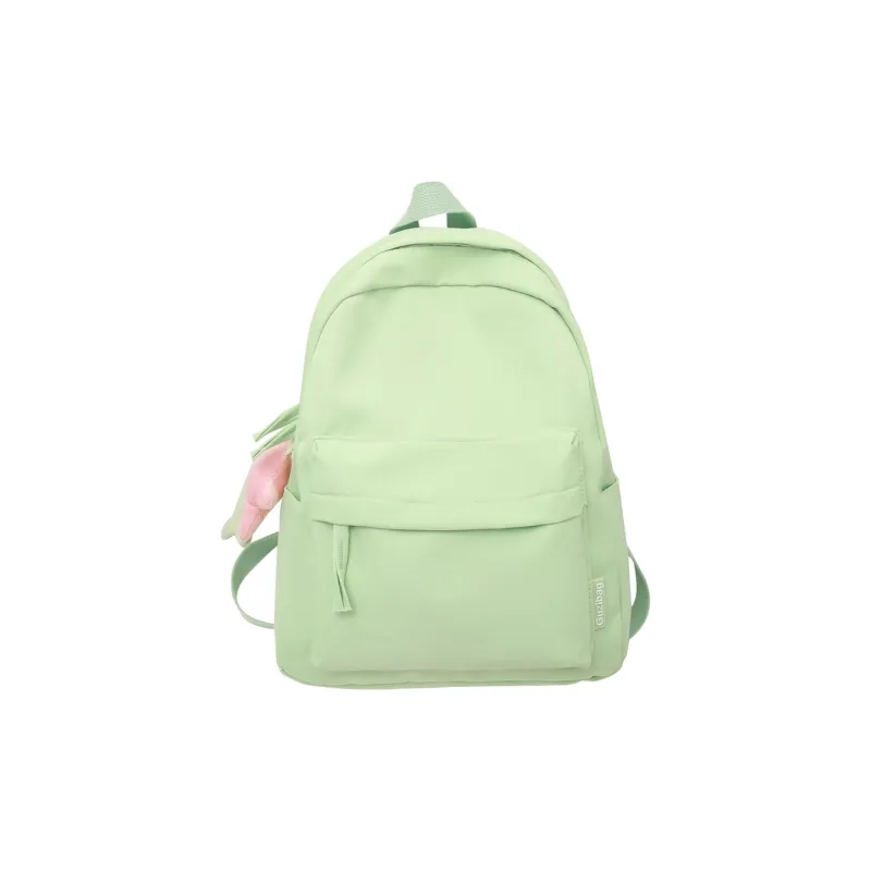 NX DOUGHNUT Nylon Backpack Women's Ecru/Black/Pink/Yellow/Green-8