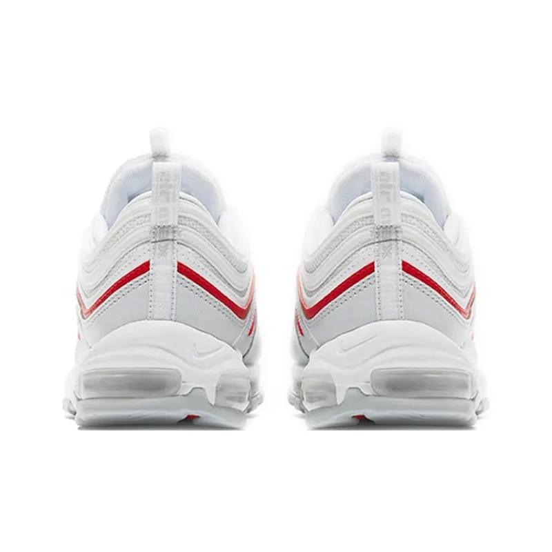 Nike Air Max 97 White Pure Platinum University Red-4