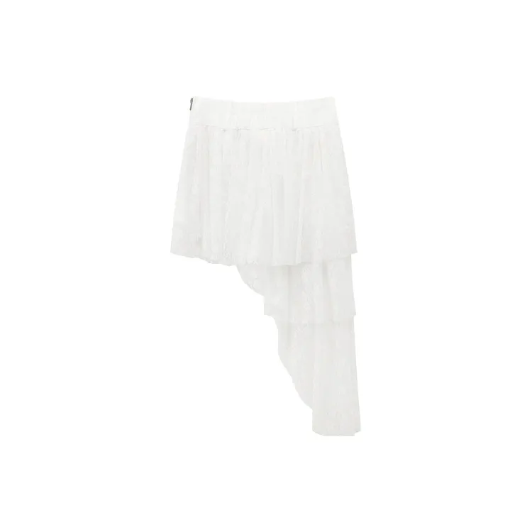 CHUU Casual Short Skirts Women's White-1