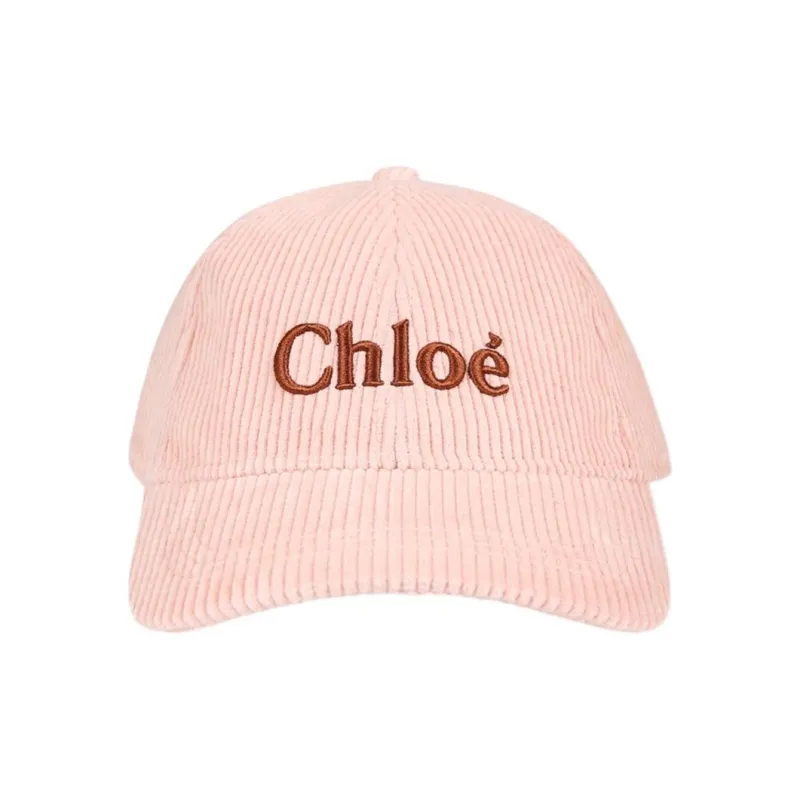 Chloe Organic Cotton Baseball Caps Kids' Pink-1