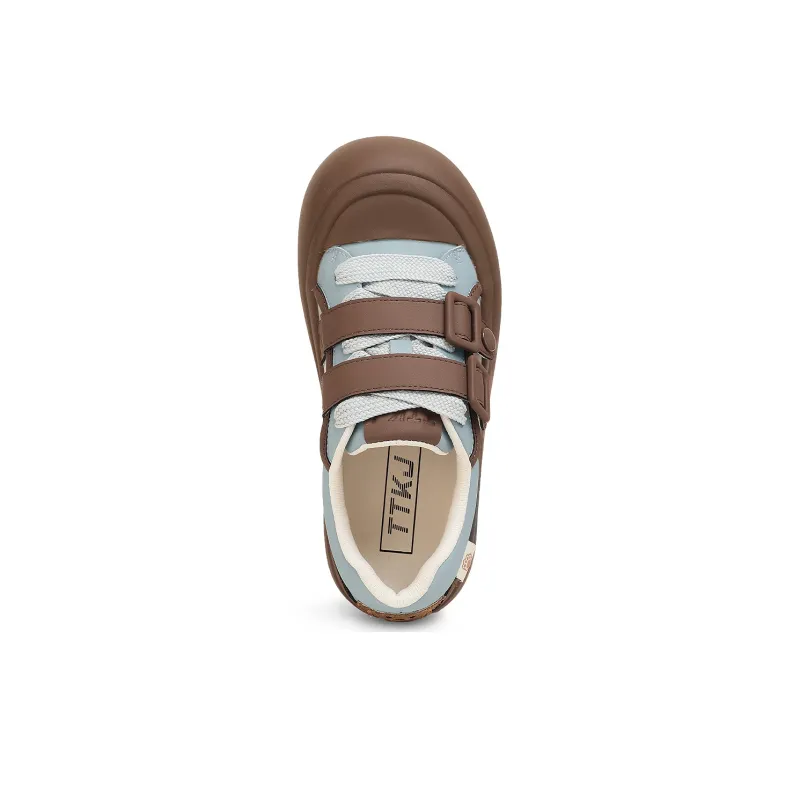 TTKJ Casual Single Shoes Low Top Women's Blue Coffee Color-5