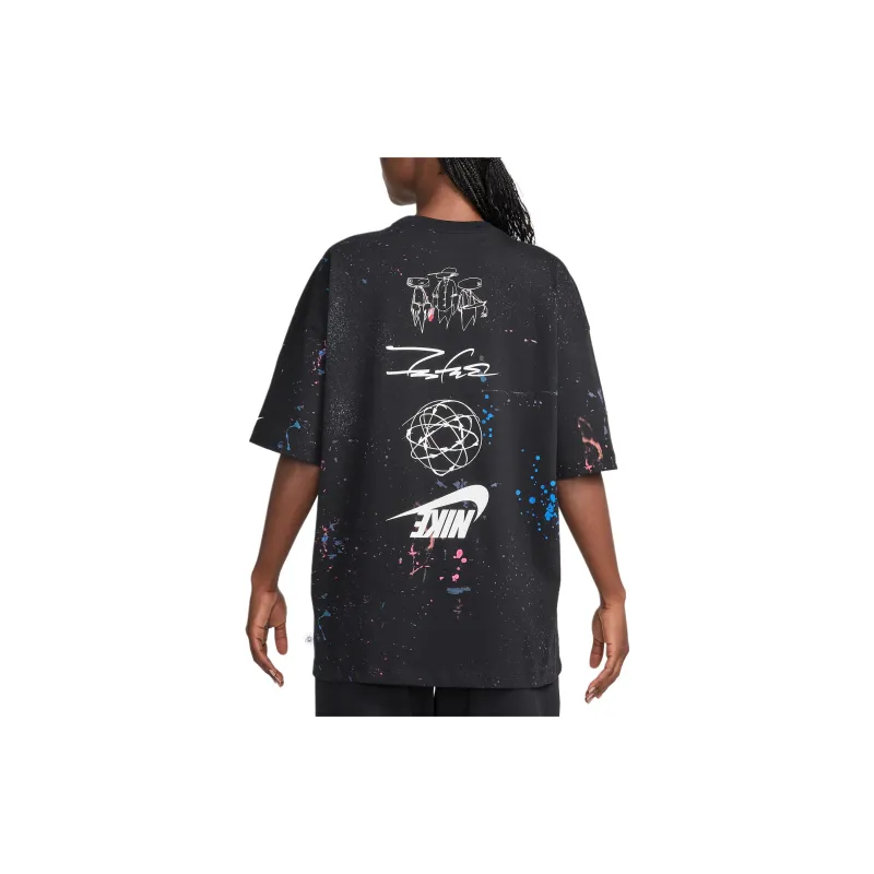 Nike X Futura Women's Breaking Oversized T shirt Black-1